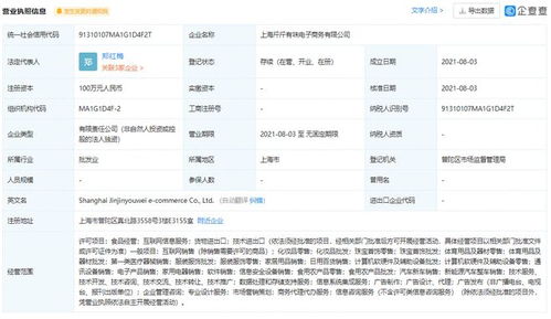 阿里巴巴關聯公司拓展業務版圖，新設公司涵蓋食品經營與互聯網信息服務